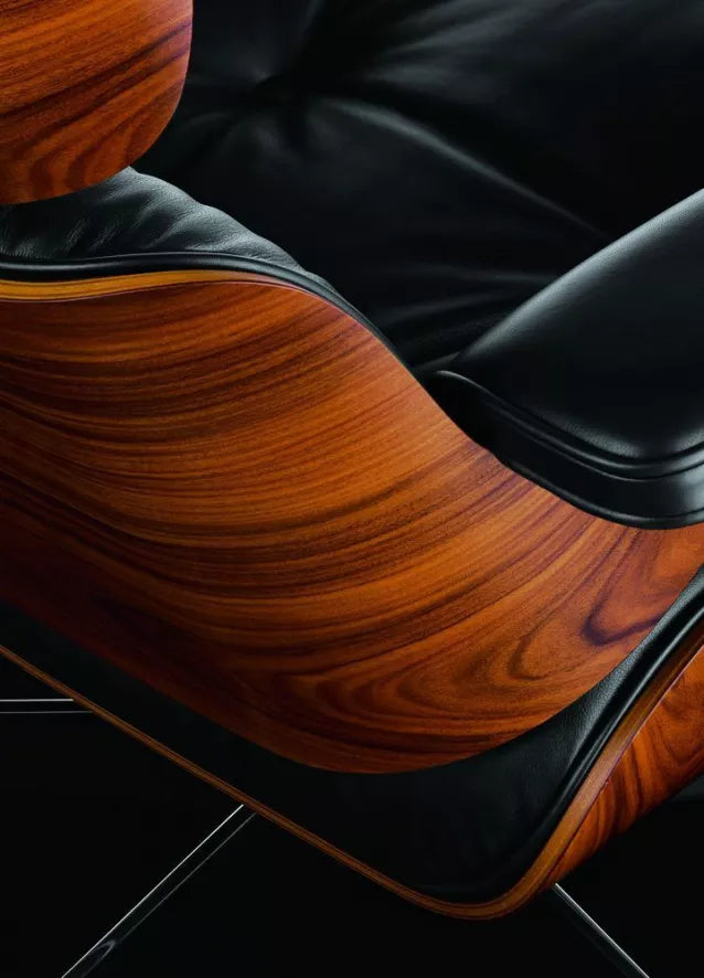 Vitra VitraEames Lounge chair met Ottoman fauteuil (nieuwe afmetingen)
