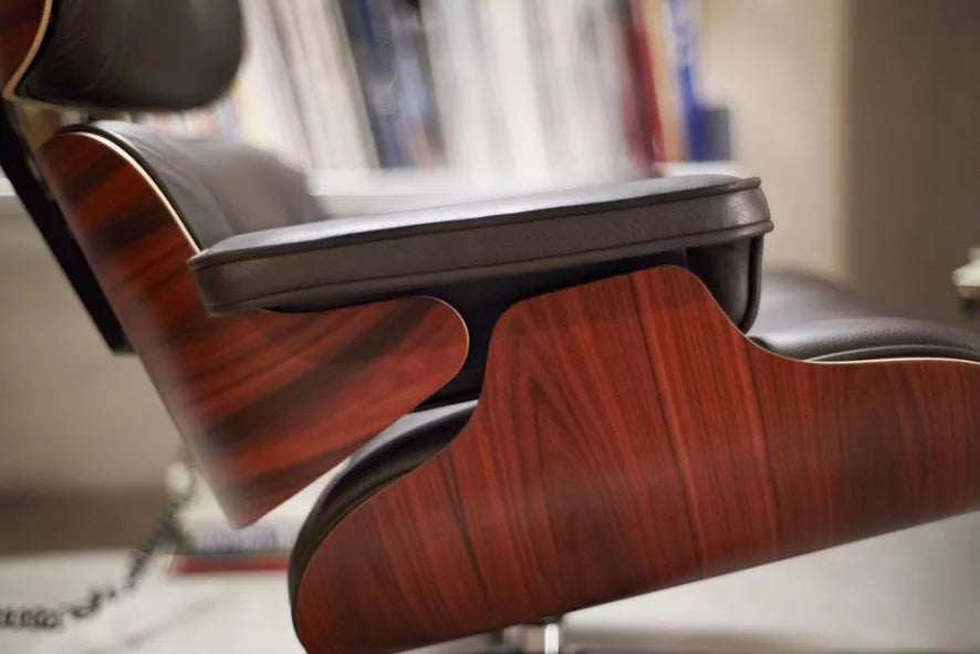 Vitra VitraEames Lounge chair met Ottoman fauteuil (nieuwe afmetingen)