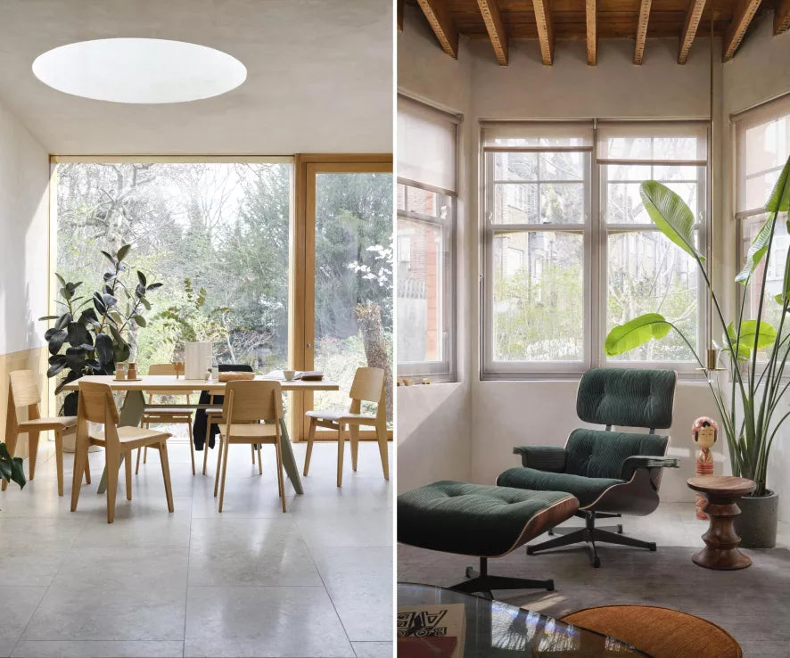 Vitra VitraEames Lounge chair met Ottoman fauteuil (nieuwe afmetingen)
