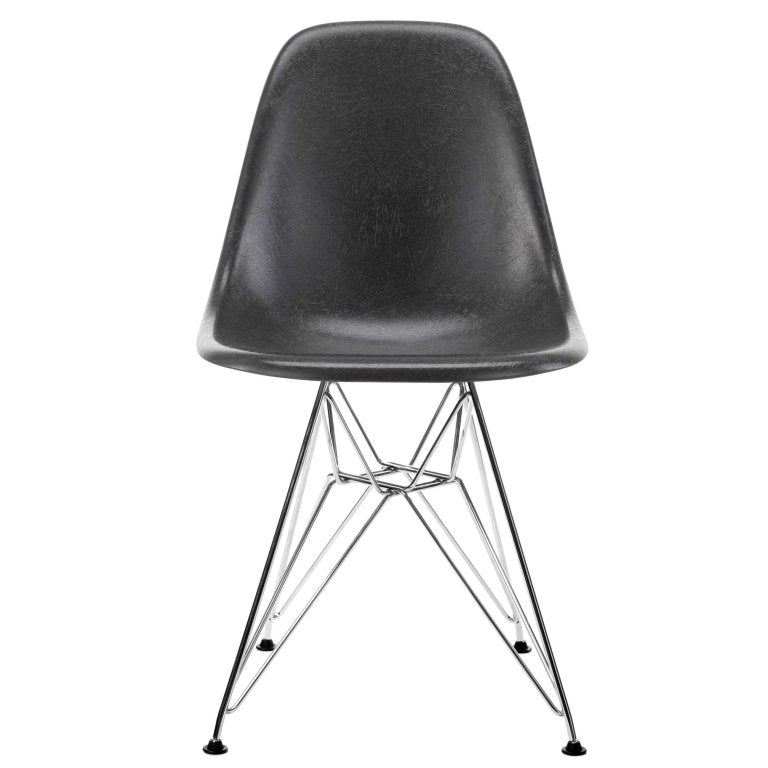 Vitra Eames DSR Glasfiber stol krom understel