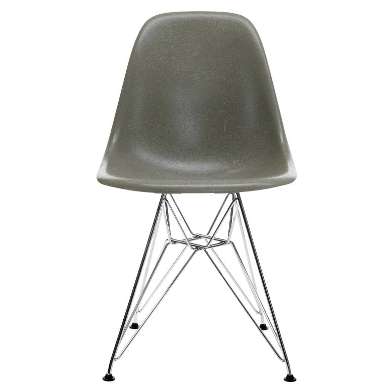 Vitra Eames DSR Glasfiber stol krom understel