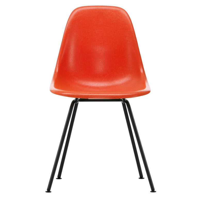 Vitra Eames DSX glasfiber stol sort base