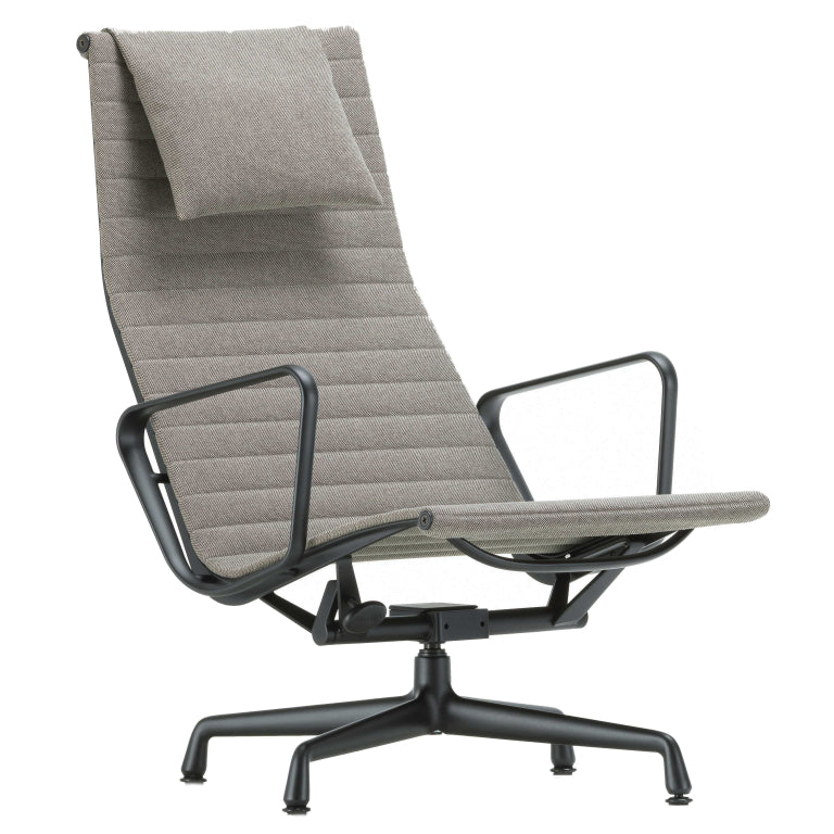 Vitra Aluminium Stol Sort EA 124