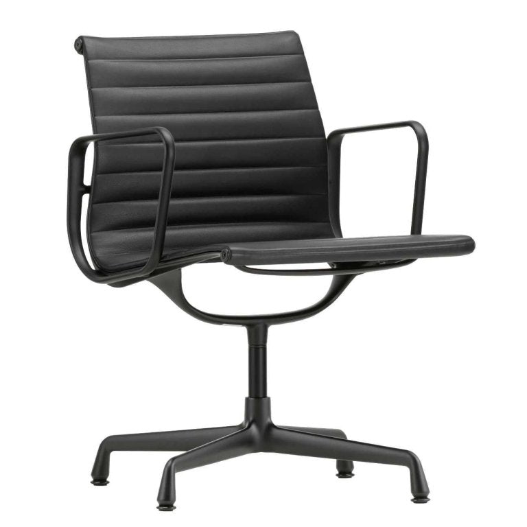 Vitra Aluminium Stol Sort EA 108