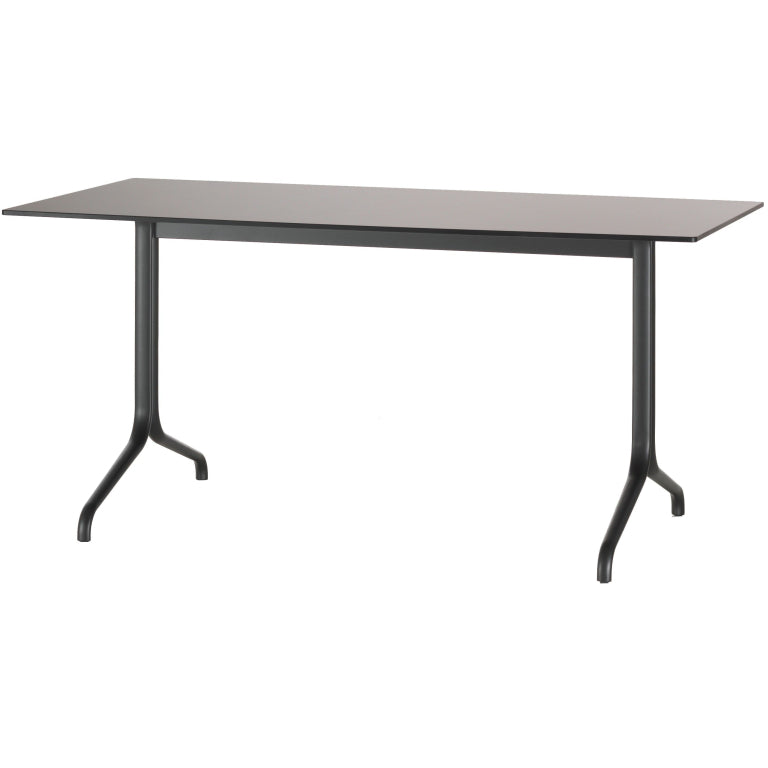 Vitra Belleville havebord sort 160x75