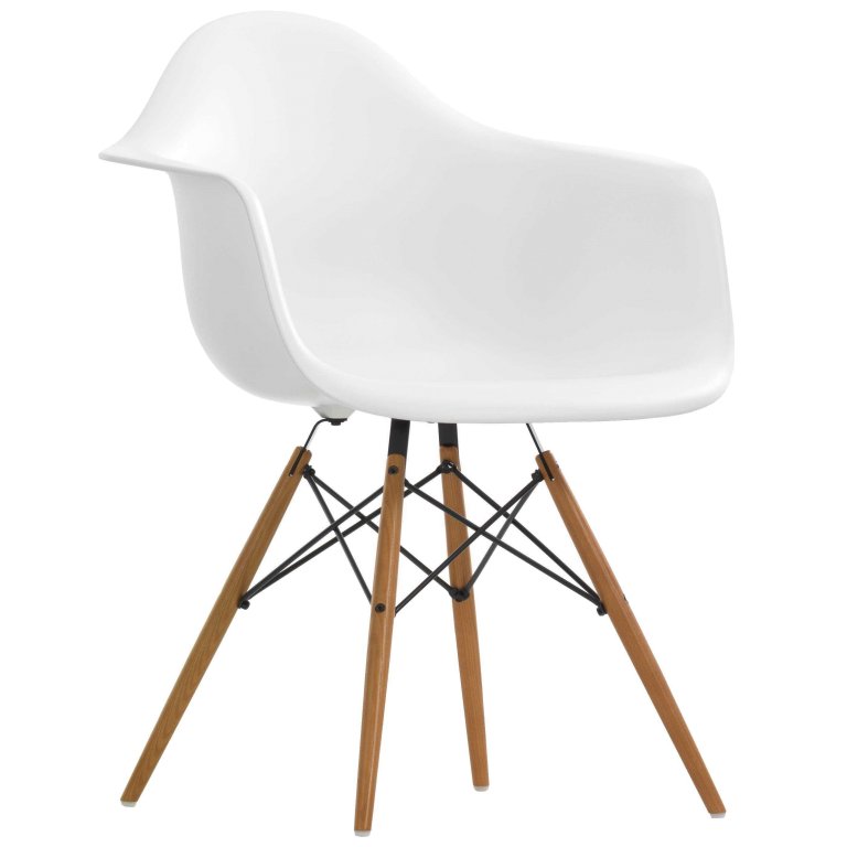 Vitra Eames DAW stolebase i ask