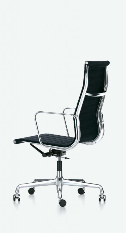 Vitra EA 119 Hopsak kontorstol sort, poleret stel