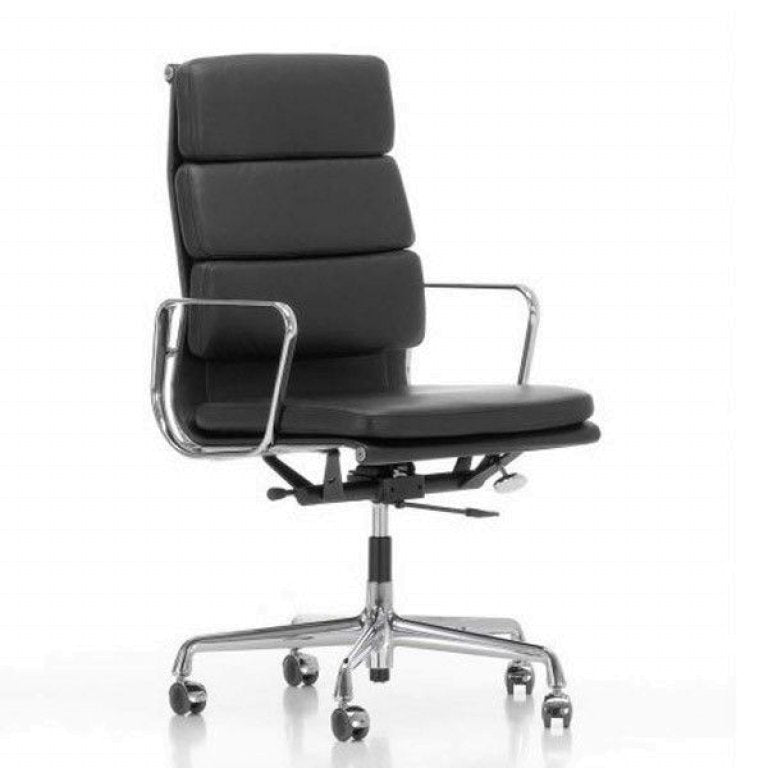 Vitra EA 219 kontorstol læder