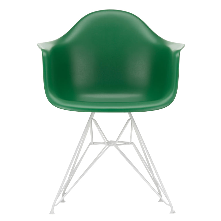 Vitra Eames DAR stol hvid pulverlakeret base