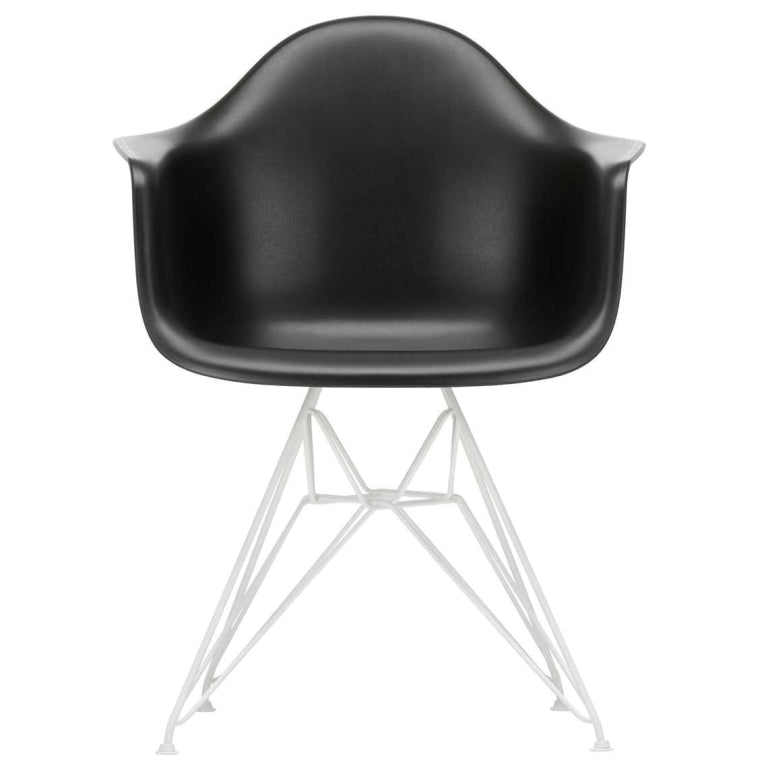 Vitra Eames DAR stol hvid pulverlakeret base