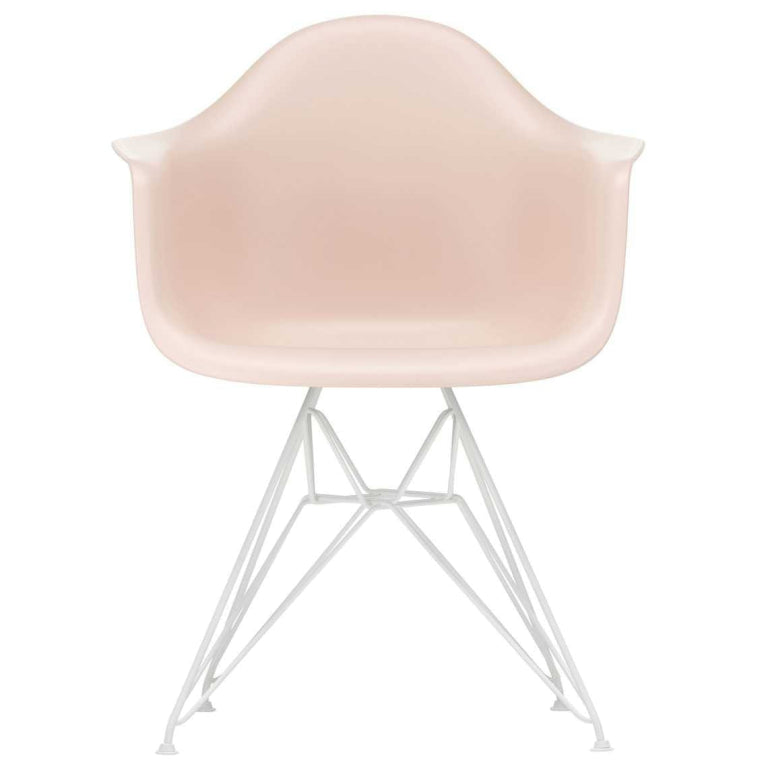 Vitra Eames DAR stol hvid pulverlakeret base