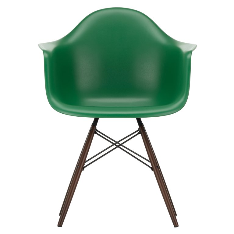 Vitra Eames DAW stol mørk ahorn base