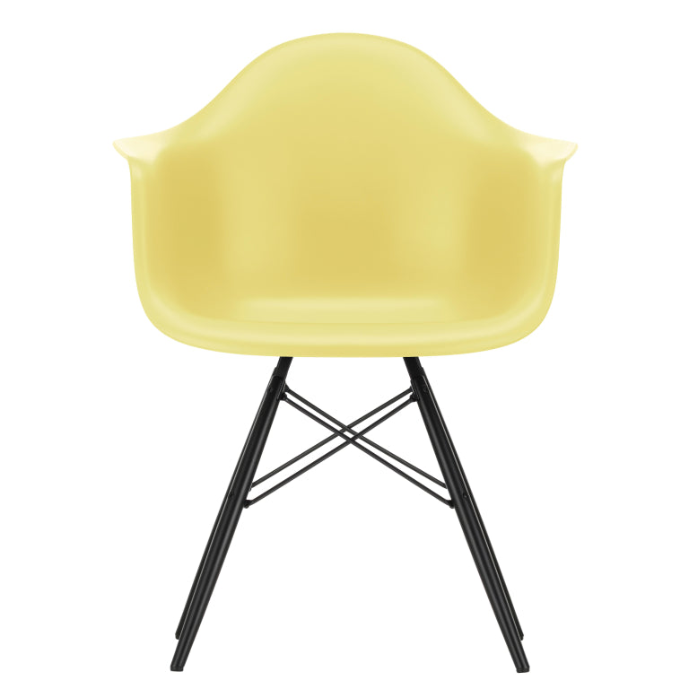 Vitra Eames DAW stol sort ahorn base