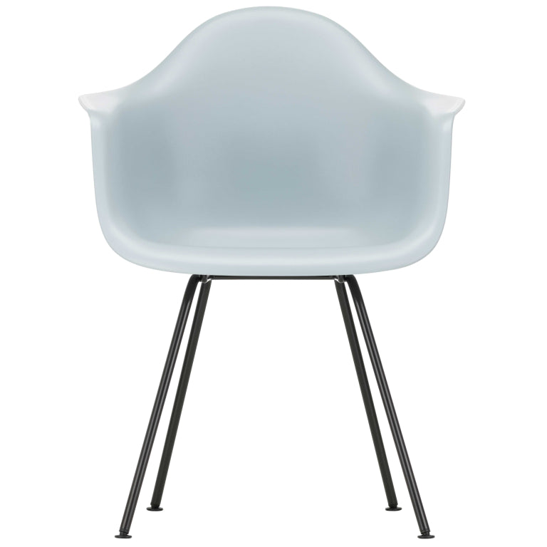 Vitra Eames DAX stol sort pulverlakeret base