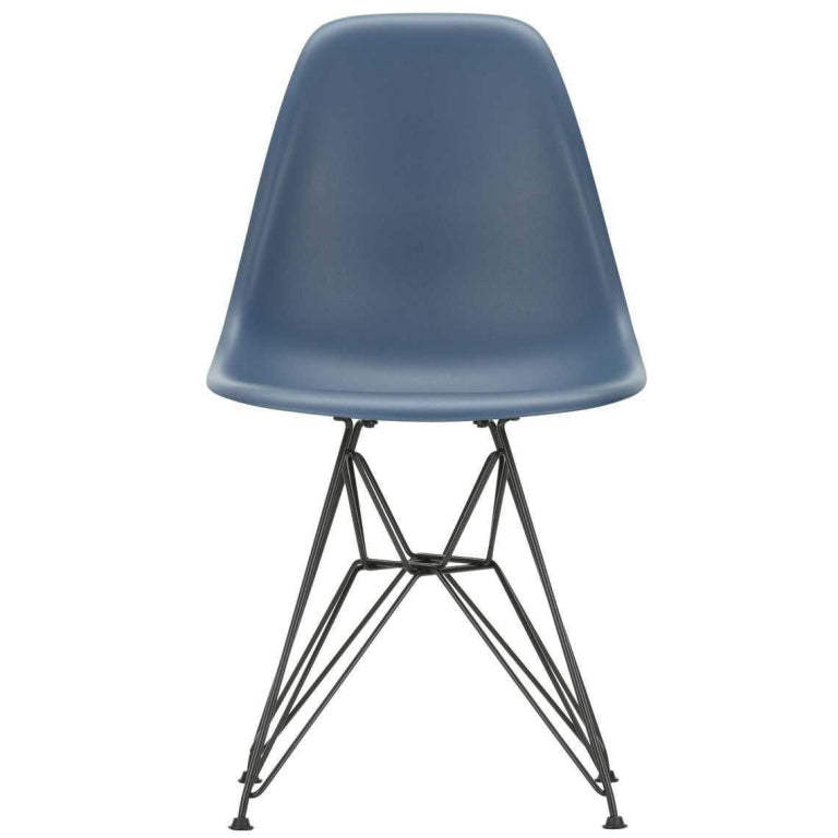 Vitra Eames DSR stol sort pulverlakeret base