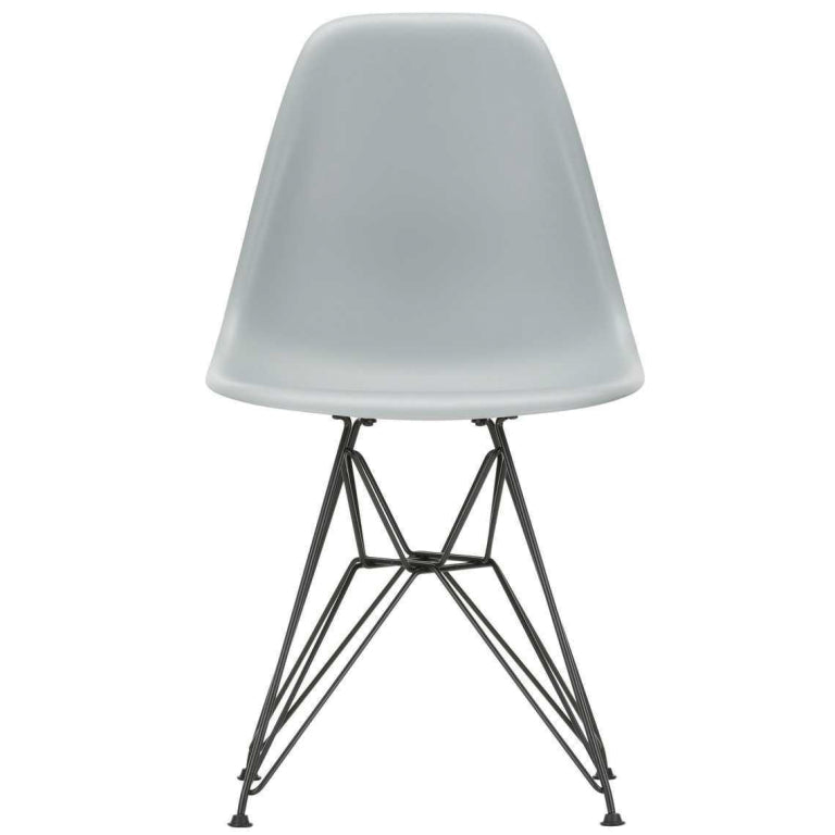 Vitra Eames DSR stol sort pulverlakeret base