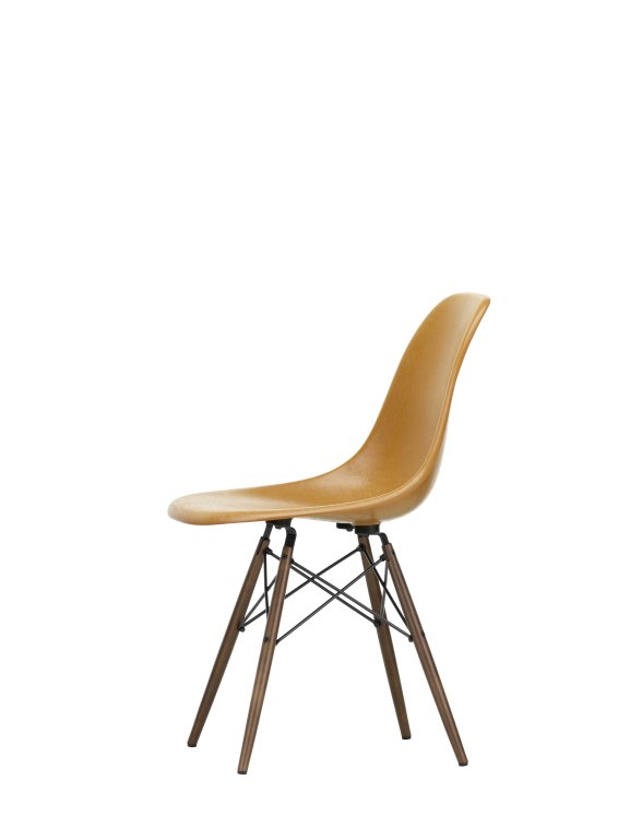 Vitra Eames DSW Glasfiber stol ahorn mørk