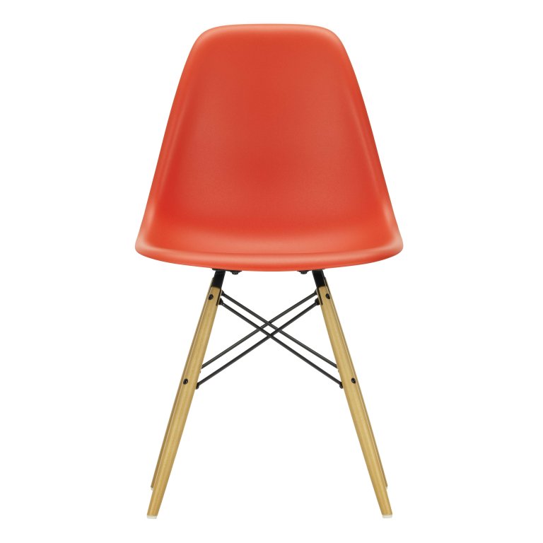 Vitra Eames DSW stol gullig ahorn base