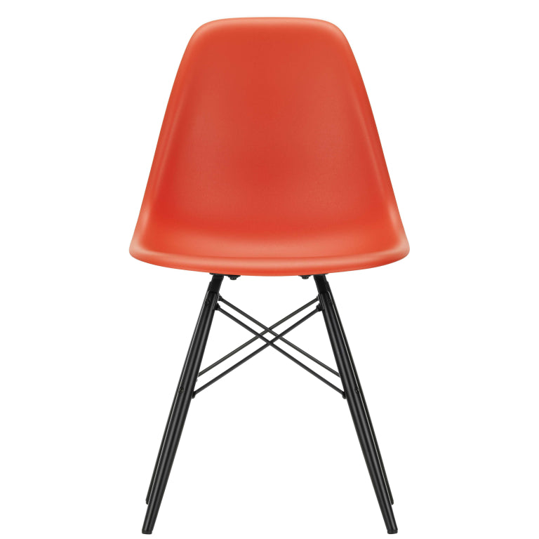 Vitra Eames DSW stol sort ahorn base