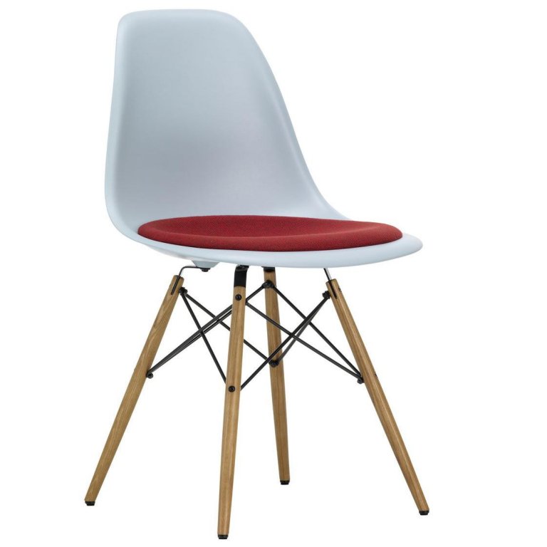 Vitra Eames DSW stol fast sædehynde