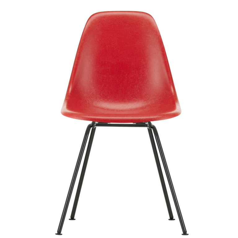 Vitra Eames DSX glasfiber stol sort base