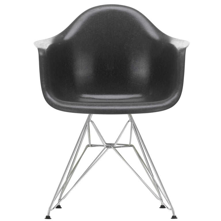 Vitra Eames DAR Glasfiber stol krom