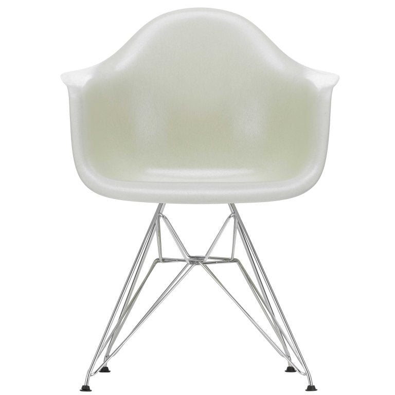 Vitra Eames DAR Glasfiber stol krom