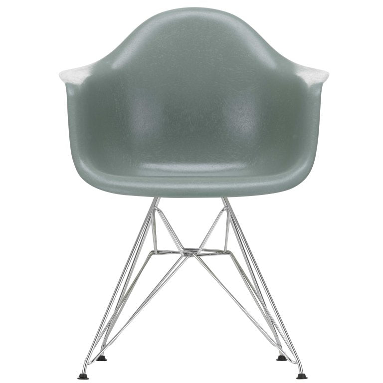 Vitra Eames DAR Glasfiber stol krom