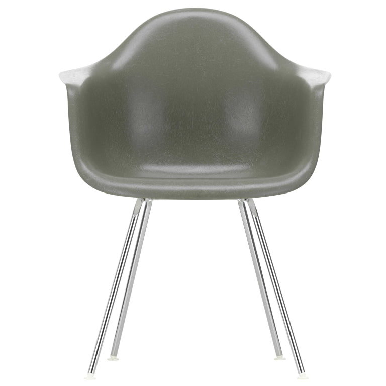 Vitra Eames DAX Glasfiber stol krom