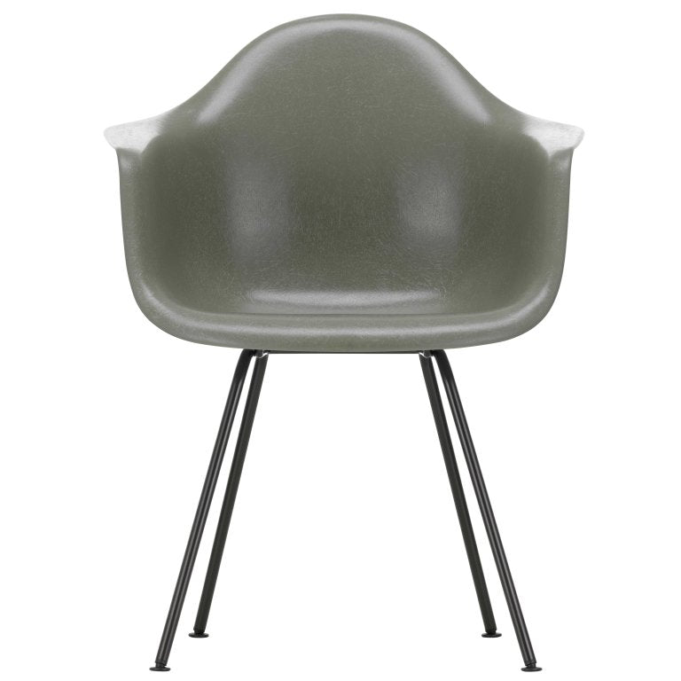 Vitra Eames DAX Glasfiberstol sort