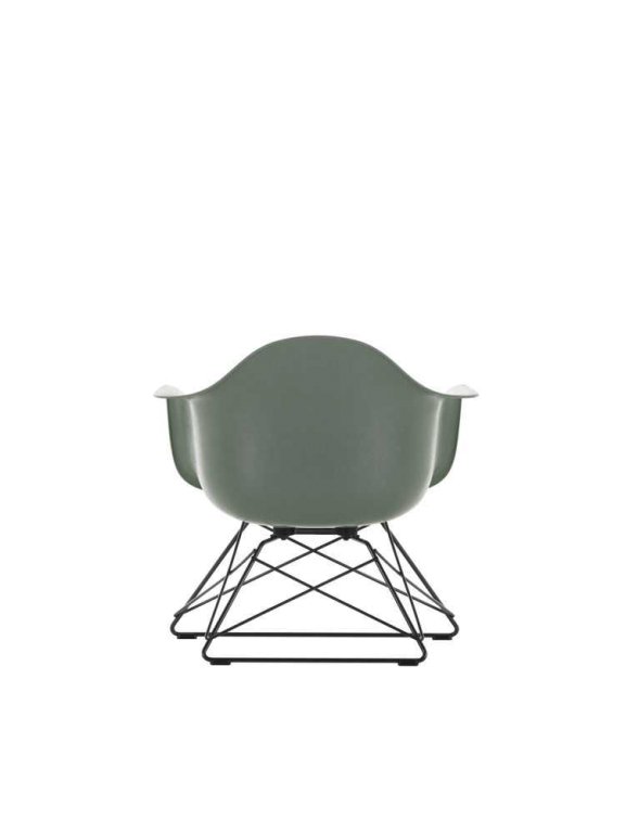 Vitra Eames LAR Lænestol i glasfiber sort