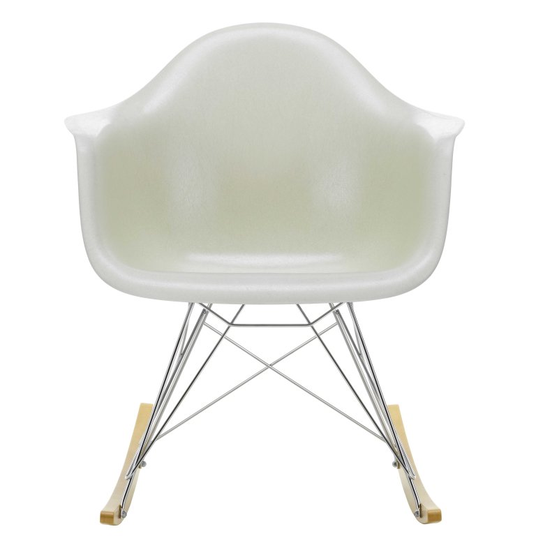 Vitra Eames RAR Glasfiber gyngestol ahornguld