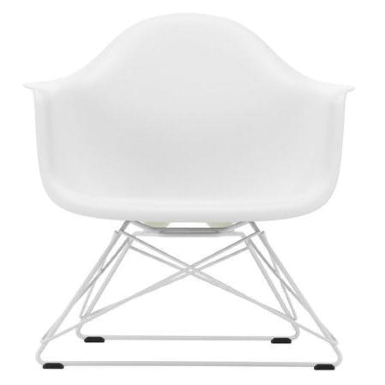 Vitra Eames LAR lænestol hvid base