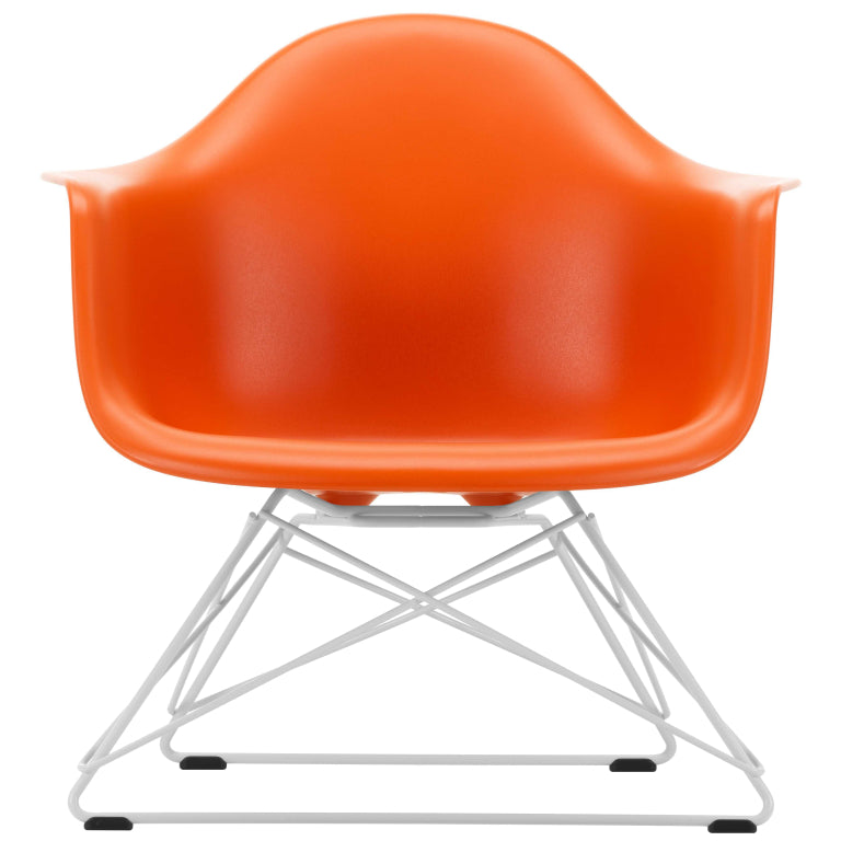 Vitra Eames LAR lænestol hvid base