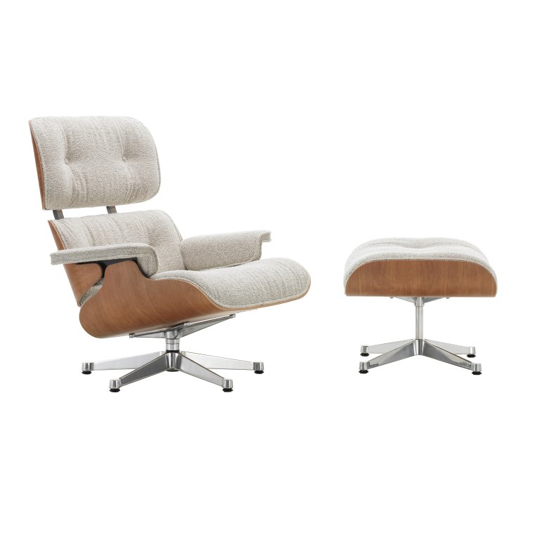 Vitra Eames Lounge stol med osmannisk lænestol Nubia