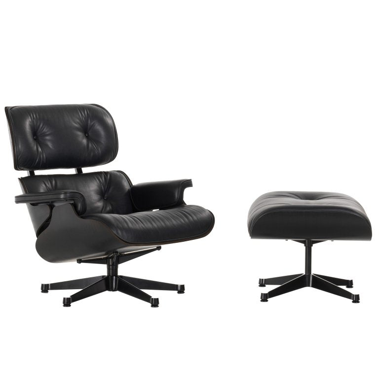 Vitra Eames Lounge stol med osmannisk lænestol (klassiske dimensioner)