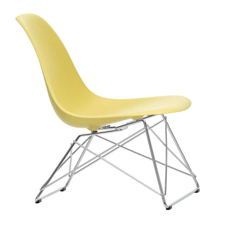 Vitra Eames LSR lænestol forkromet bund