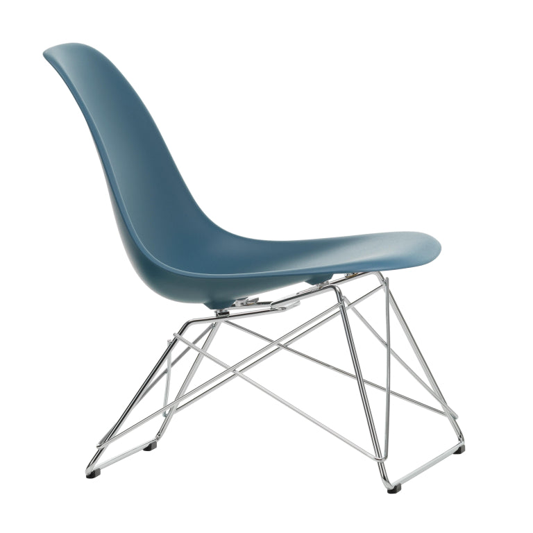 Vitra Eames LSR lænestol forkromet bund