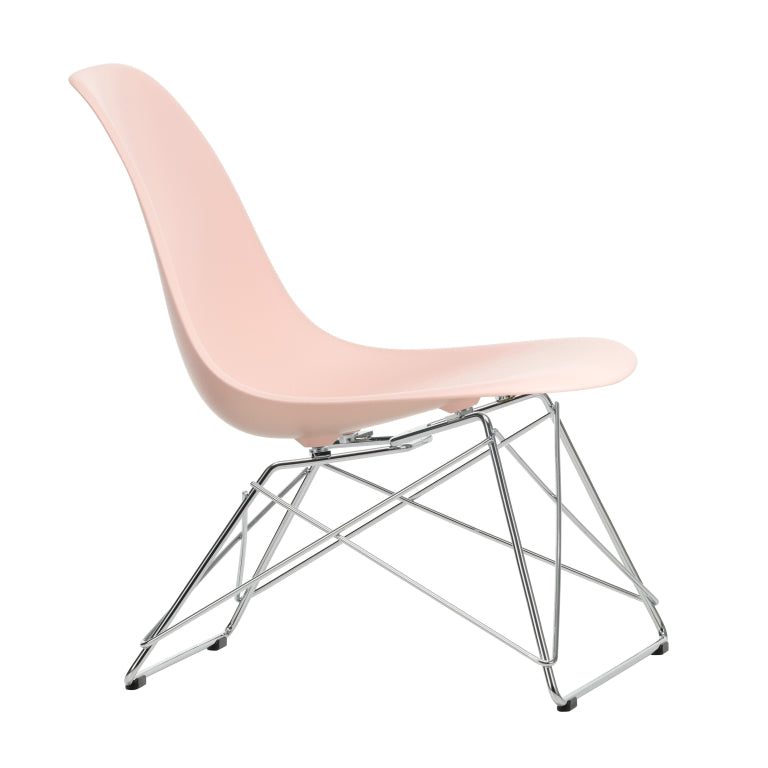 Vitra Eames LSR lænestol forkromet bund