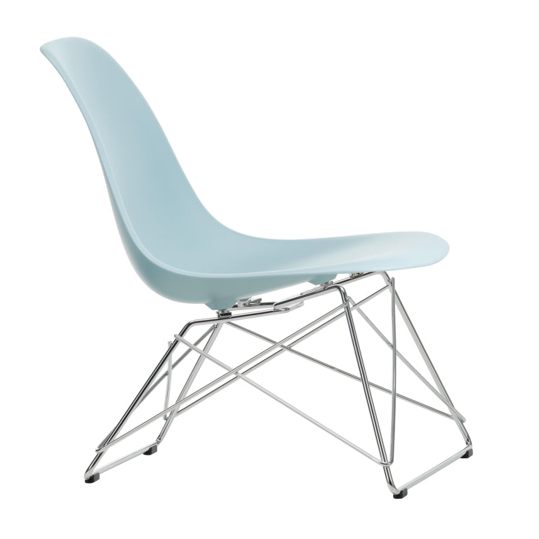 Vitra Eames LSR lænestol forkromet bund