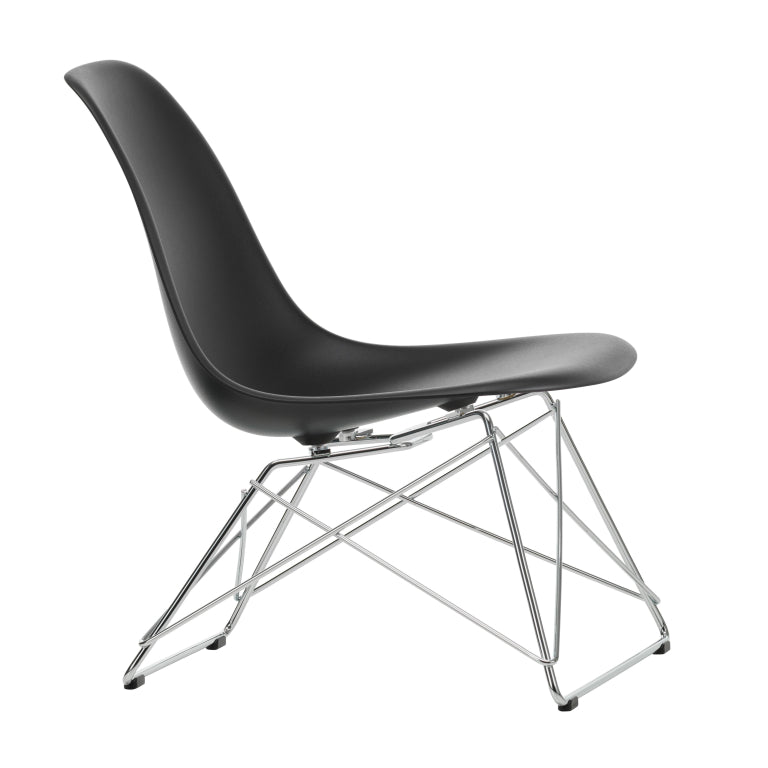 Vitra Eames LSR lænestol forkromet bund