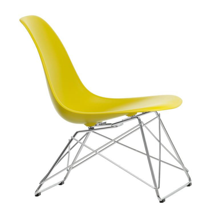 Vitra Eames LSR lænestol forkromet bund