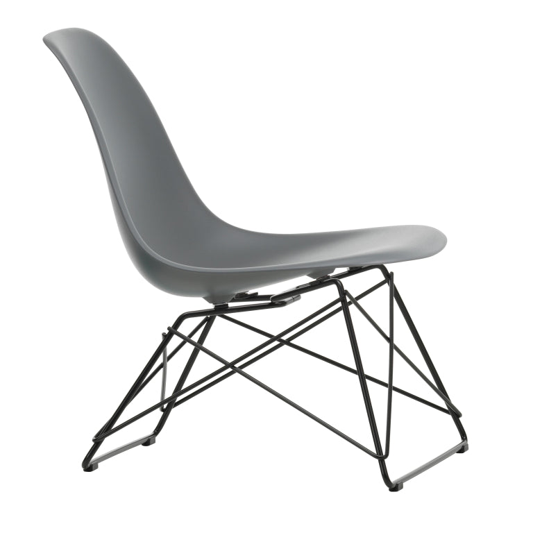 VitraEames LSR fauteuil zwart onderstel