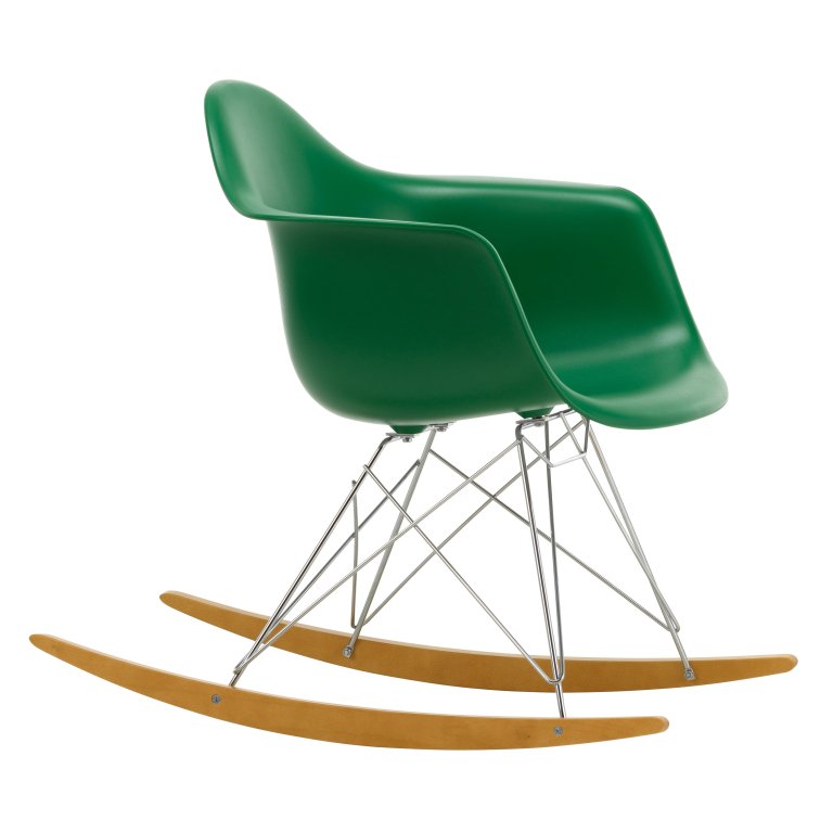 Vitra Eames RAR gyngestol ahorn krom