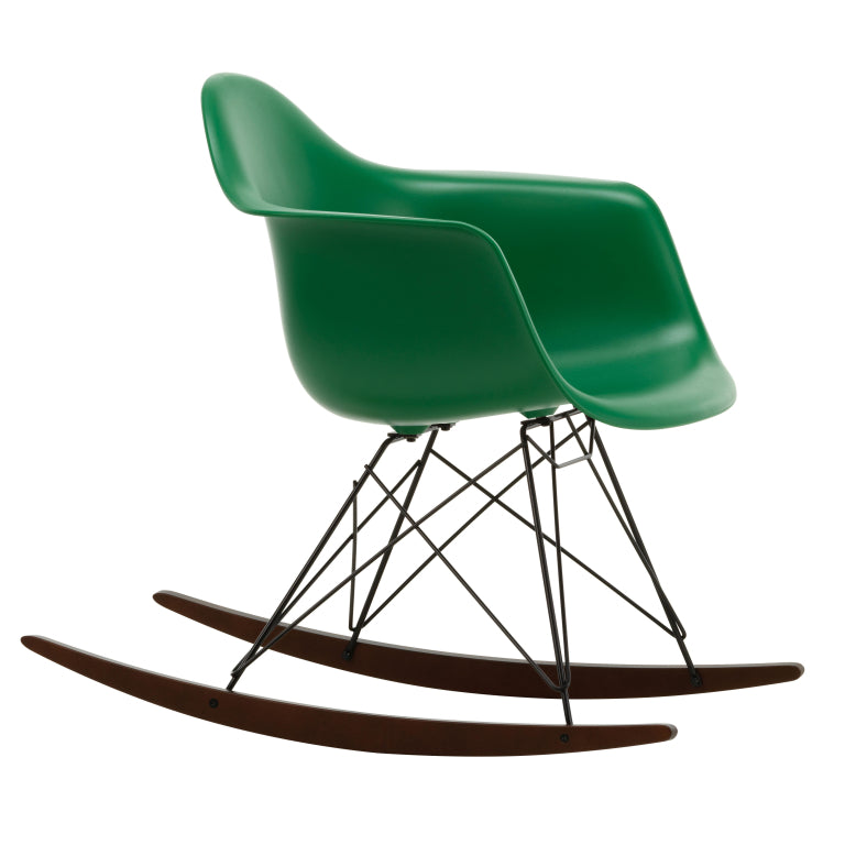 Vitra Eames RAR schommelstoel esdoorn donker onderstel