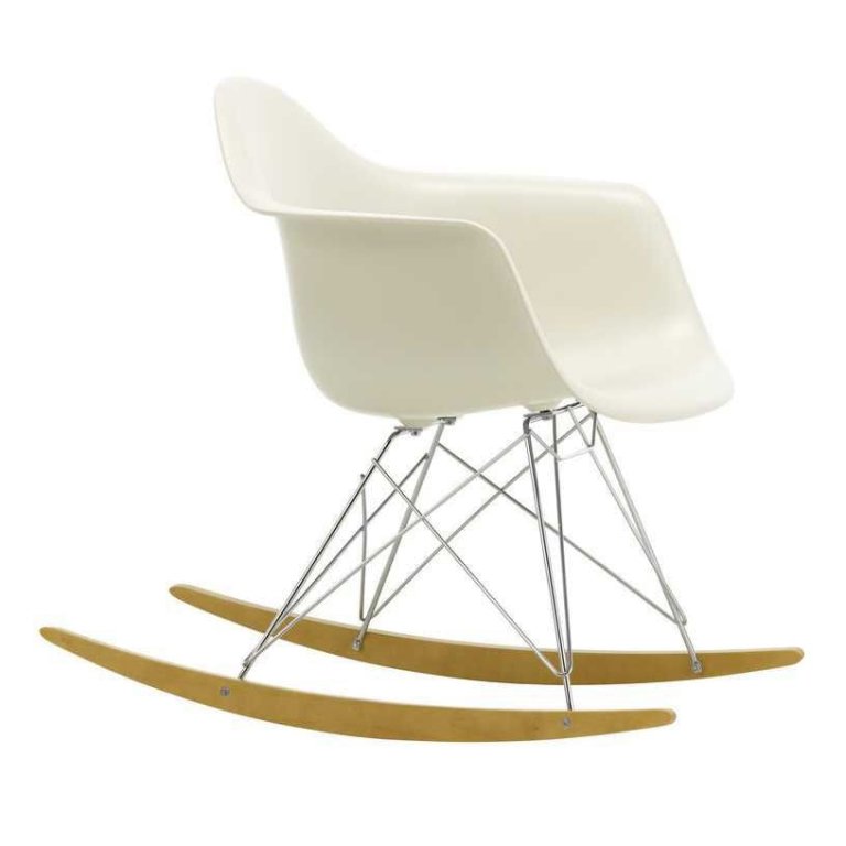 Vitra Eames RAR gyngestol ahorn krom