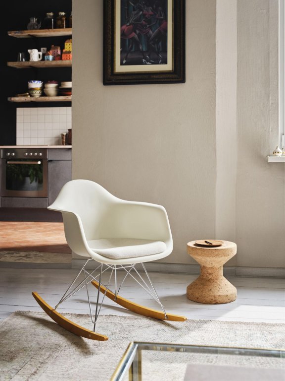 Vitra Eames RAR gyngestol fast sædehynde