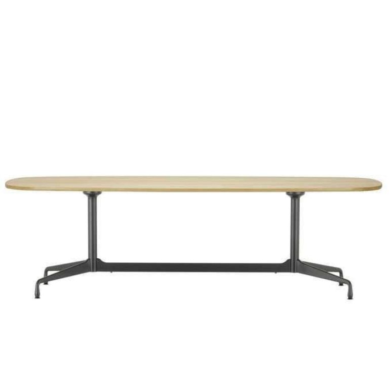 Vitra Eames Segmented Table 240 pulverlakeret dyb sort