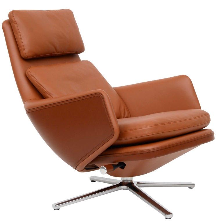 Vitra Grand Relax loungestol Cognac