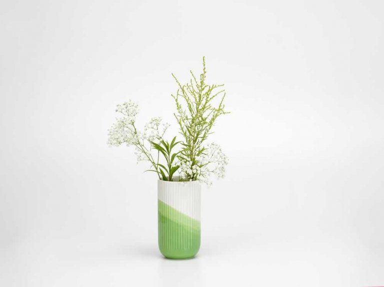 Vitra Herringbone Vessels vase ribbet